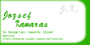 jozsef kamaras business card